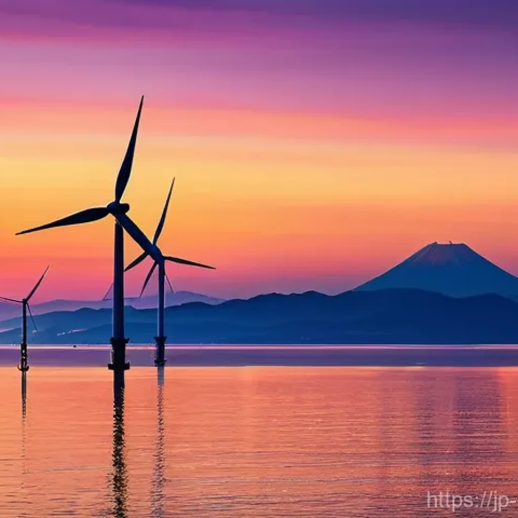 해양 풍력 터빈 기술 - **Prompt 1: "Future Power Plant Rising from the Sea"**
A breathtaking, cinematic view of a vast ...