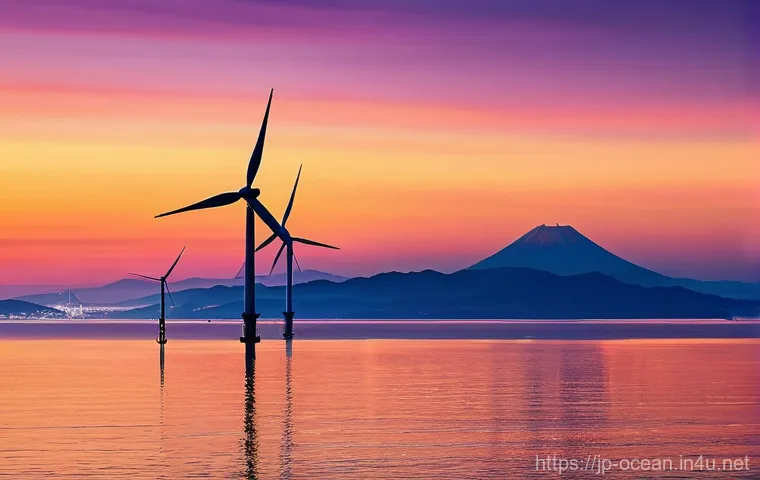 해양 풍력 터빈 기술 - **Prompt 1: "Future Power Plant Rising from the Sea"**
    A breathtaking, cinematic view of a vast ...