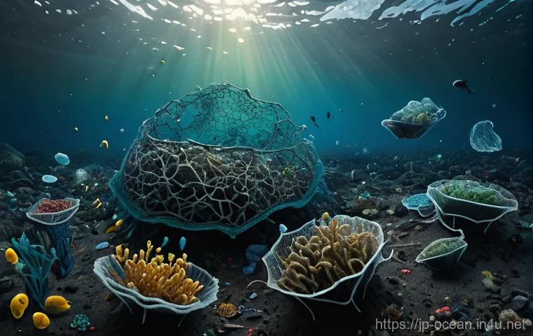 해양 기후 변화 연구 - **Prompt 1: Contrast of a Pristine and Threatened Coral Reef**
    "A stunning split-level view, sho...